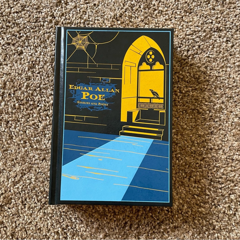 C.C Edgar Allan Poe Stories Journal - Black, Blue, Yellow